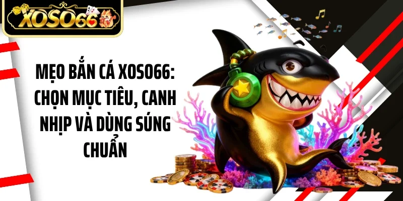 Mẹo Bắn Cá Xoso66: Chọn Mục Tiêu, Canh Nhịp Và Dùng Súng Chuẩn