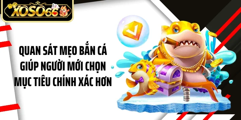 Quan sát mẹo bắn cá giúp người mới chọn mục tiêu chính xác hơn